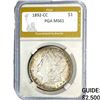 Image 1 : 1892-CC Morgan Silver Dollar PGA MS61