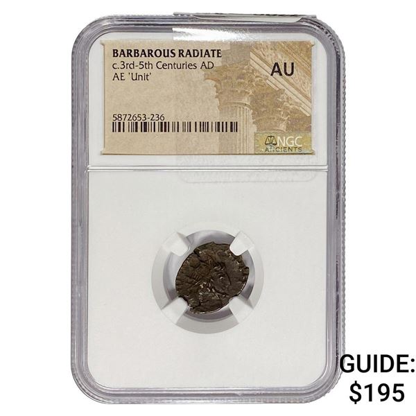 Barbarous Radiate c.3rd-5th Centuries AD AE 'Unit' NGC AU