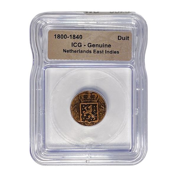 Netherlands East Indies Duit ICG Genuine