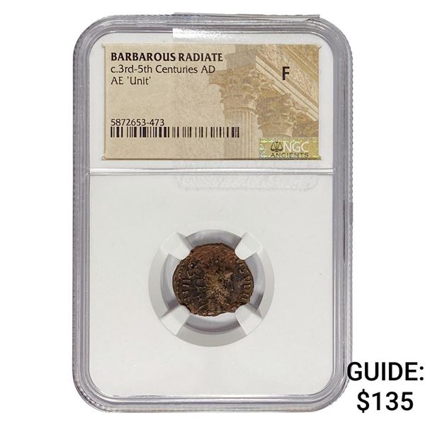 Barbarous Radiate c.3rd-5th Centuries AD AE 'Unit' NGC F