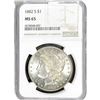 Image 1 : 1882-S Morgan Silver Dollar NGC MS65