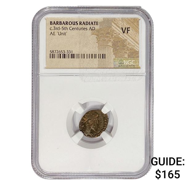 Barbarous Radiate c.3rd-5th Centuries AD AE 'Unit' NGC VF