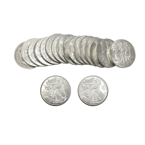 [18 Coins] 2023 Roll of Silver Eagles