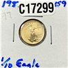 Image 1 : 1987 Gold $5 American Eagle 1/10 oz
