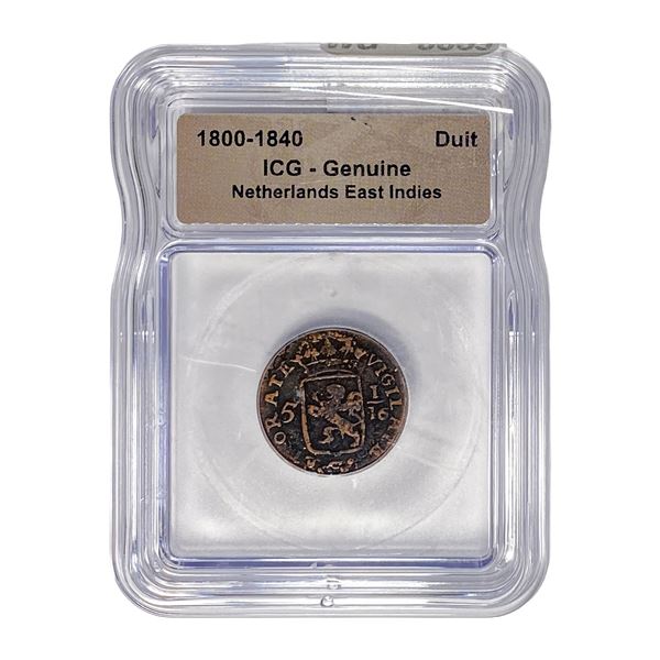 Netherlands East Indies Duit ICG Genuine