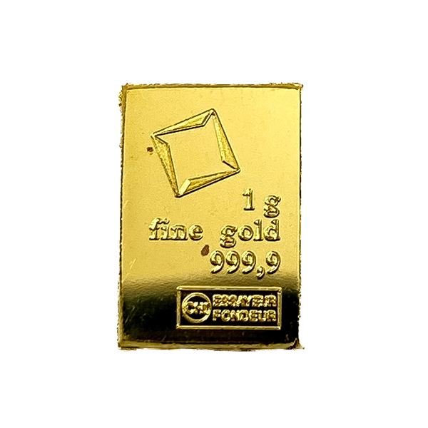 1 Gram Gold Bar