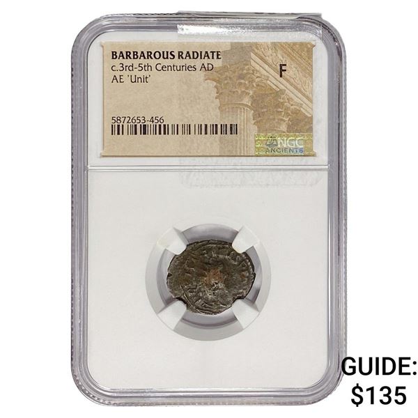 Barbarous Radiate c.3rd-5th Centuries AD AE 'Unit' NGC F
