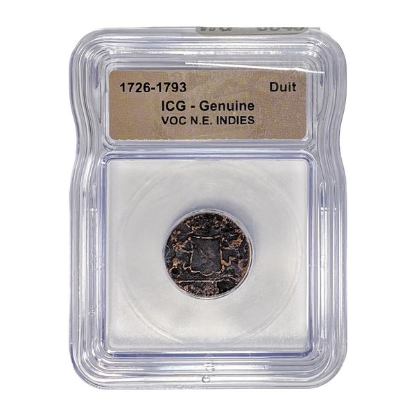 VOC N.E. INDIES Duit ICG Genuine