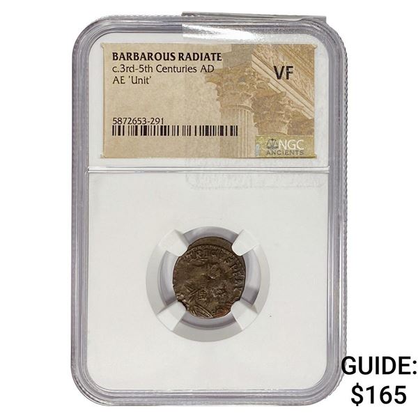 Barbarous Radiate c.3rd-5th Centuries AD AE 'Unit' NGC VF