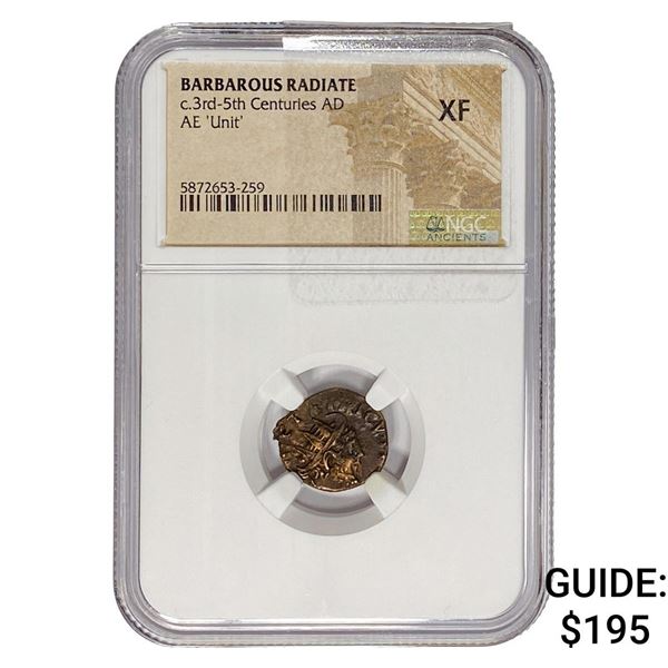 Barbarous Radiate c.3rd-5th Centuries AD AE 'Unit' NGC XF