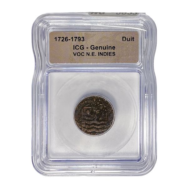 1726-1793 VOC N.E. INDIES Duit ICG Genuine