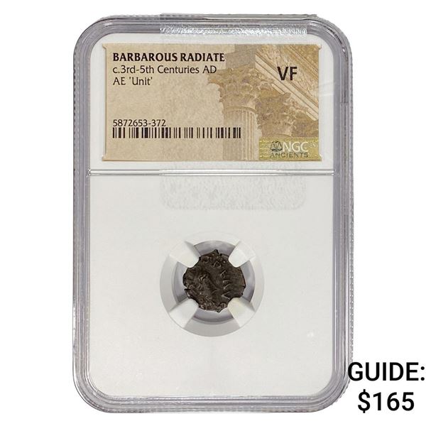 Barbarous Radiate c.3rd-5th Centuries AD AE 'Unit' NGC VF