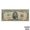 Image 1 : 1953A $5 US Star Note Red Seal
