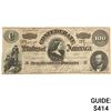 Image 1 : 1864 $100 Confederate States of America 7