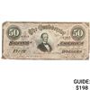 Image 1 : 1864 $50 Confederate States of America 6