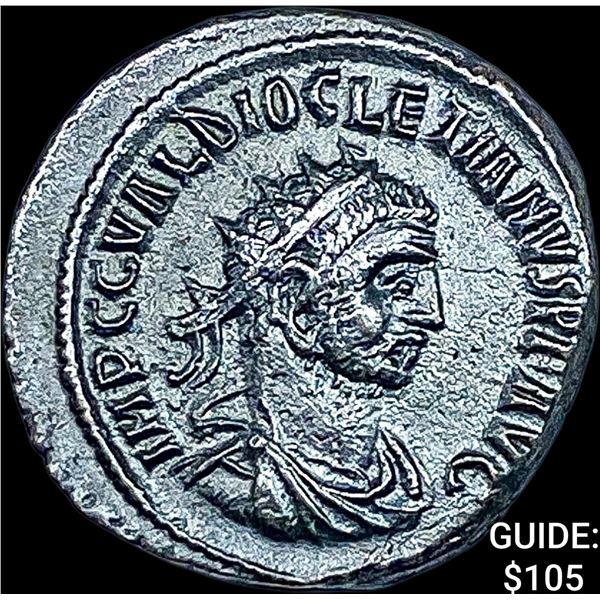 Roman Diocletian 284-305 AD BI Nummus CHOICE AU