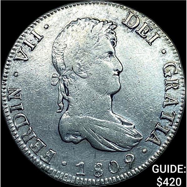 1809 Mexico SIlver 8 Reales HIGH GRADE
