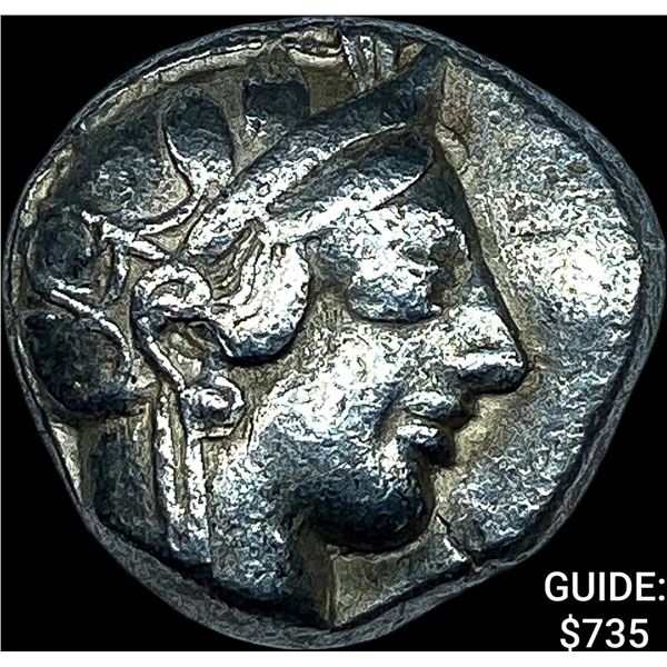 Attica Athens 393-294 AD Silver Tetradrachm NEARLY UNCIRCULATED