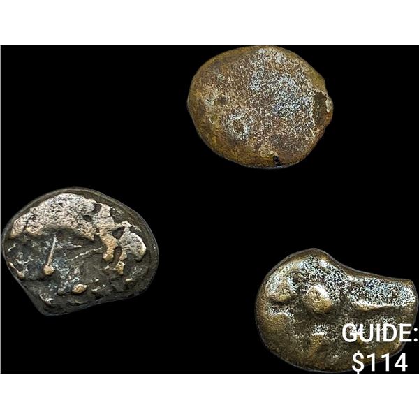 [3 Coins] Luke 21: 1-4 Widow's Mite NEARLY UNCIRCULATED