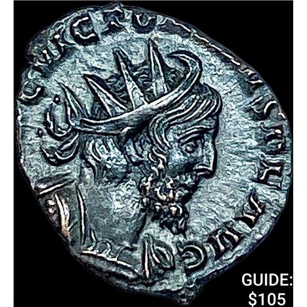 Romano-Gallic Victorinus 269-271 AD BI Dbl Denarius CHOICE AU