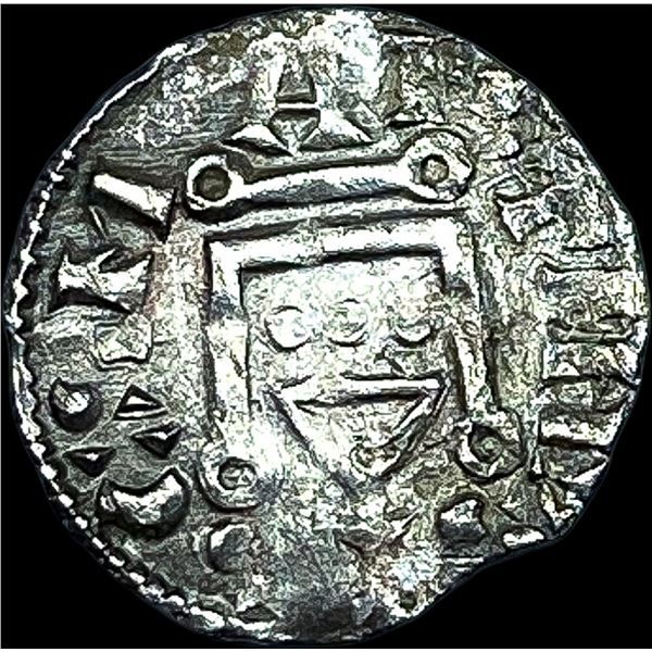 1150-1200 France Abbey of St Martin Silver Denier NEARLY UNCIRCULATED