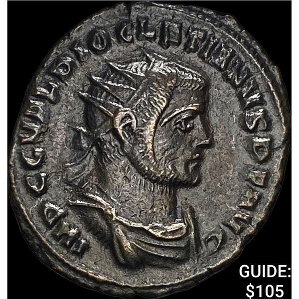 Roman Diocletian 284-305 AD BI Nummus CHOICE AU