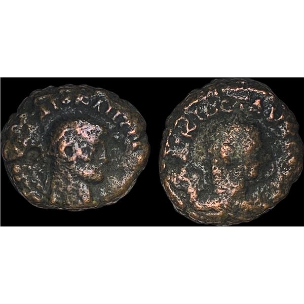 [2 Coins] Roman Egypt 235-284 AD BI Tetradrachm NEARLY UNCIRCULATED