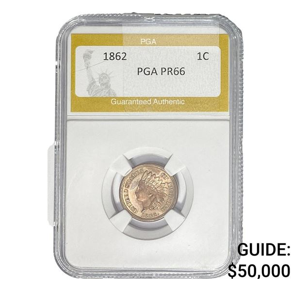 1862 Indian Head Cent PGA PR66