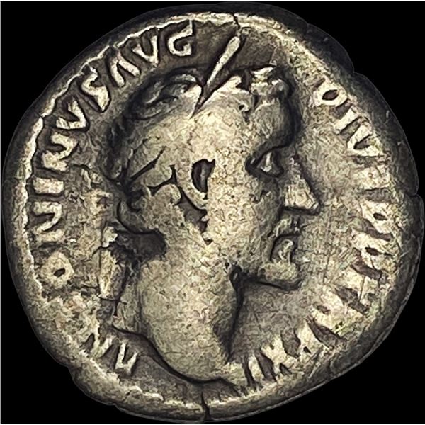 Roman Ant. Pius 138-161 AD Silver Denarius NEARLY UNCIRCULATED