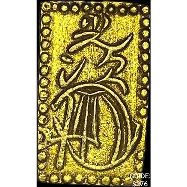 1868-1869 Japan Gold 2 Bu .048 AGW CLOSELY UNCIRCULATED