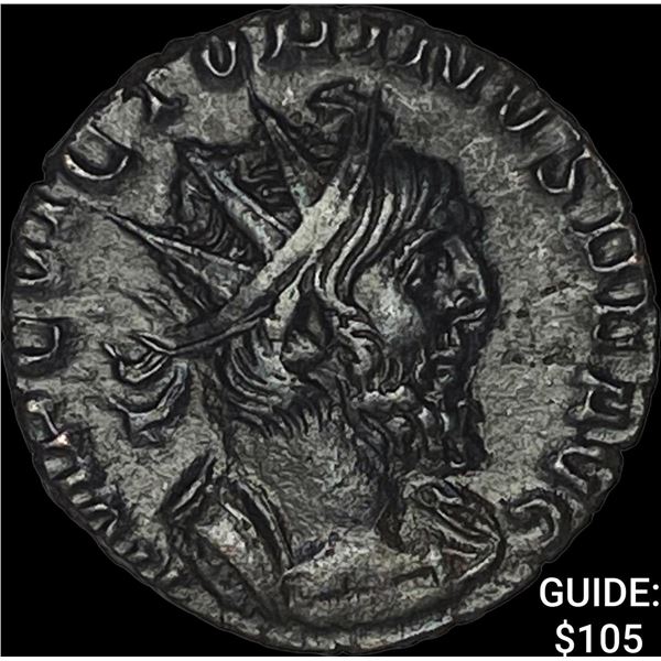 Romano-Gallic Victorinus 269-271 AD BI Dbl Denarius CHOICE AU