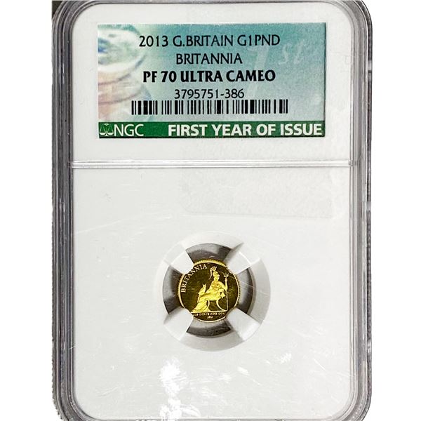2013 G.Britain G1PND  NGC PF70 Ultra Cameo