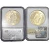 Image 2 : [2 Coins] 1922-1923 Silver Peace Dollar NGC MS65