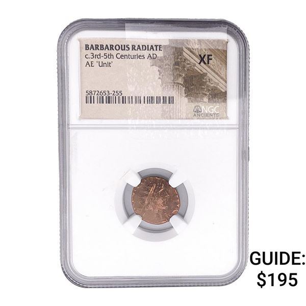 Barbarous Radiate c.3rd-5th Centuries AD AE 'Unit' NGC XF