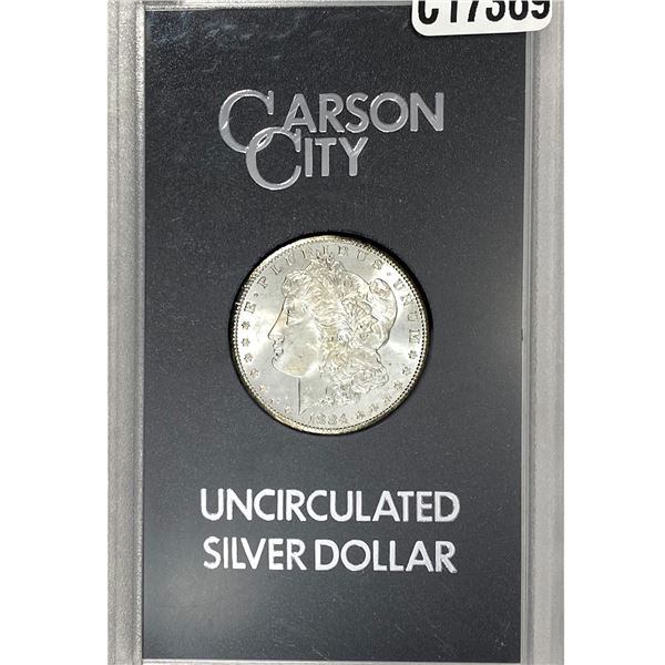 1884-CC Morgan Silver Dollar GSA UNC