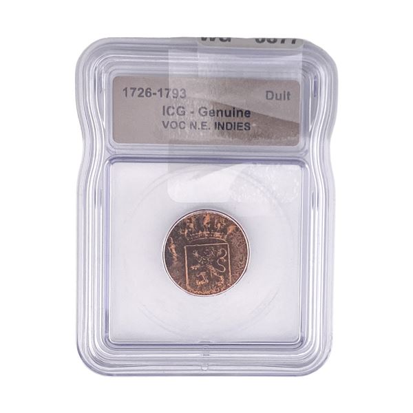 1726-1793 VOC N.E. INDIES Duit ICG Genuine