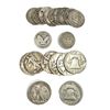 Image 2 : [19 Coins] 25C Wash., Bar. & Stand. Lib., 50C Walk. Lib. & Frank.