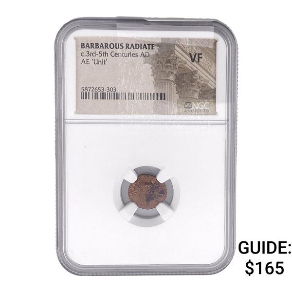 Barbarous Radiate c.3rd-5th Centuries AD AE 'Unit' NGC VF