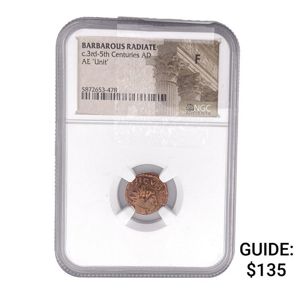 Barbarous Radiate c.3rd-5th Centuries AD AE 'Unit' NGC F