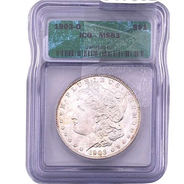 1903-O Morgan Silver Dollar ICG MS63