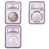 Image 1 : [3 Coins] 1902-1904 Morgan Silver Dollar NGC MS64