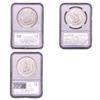 Image 2 : [3 Coins] 1902-1904 Morgan Silver Dollar NGC MS64