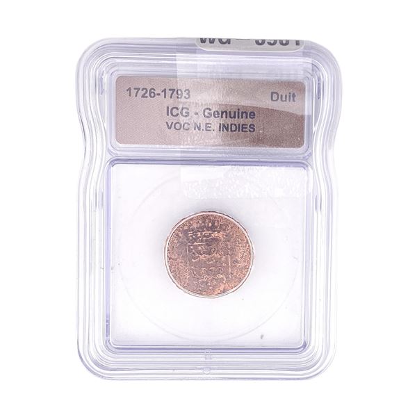 1726-1793 VOC N.E. INDIES Duit ICG Genuine