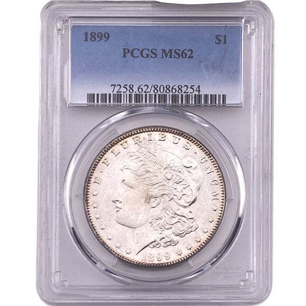 1899 Morgan Silver Dollar PCGS MS62