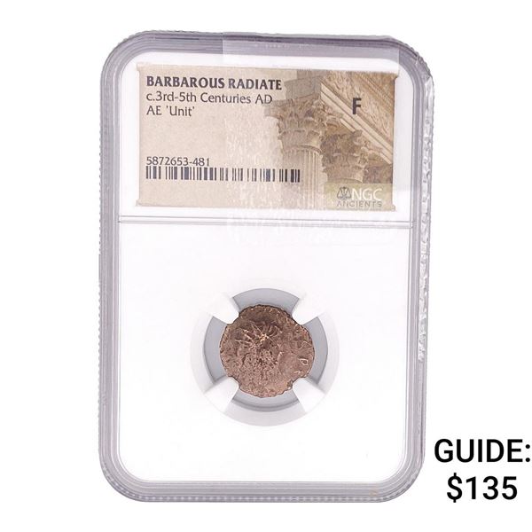 Barbarous Radiate c.3rd-5th Centuries AD AE 'Unit' NGC F