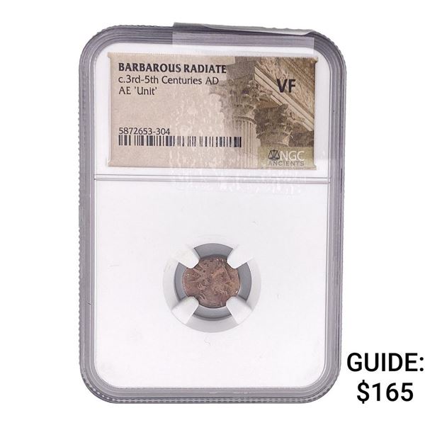 Barbarous Radiate c.3rd-5th Centuries AD AE 'Unit' NGC VF