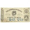 Image 1 : 1863 50C State of Alabama