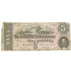 Image 1 : 1864 $5 Confederate States America Richmond