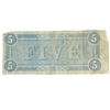 Image 2 : 1864 $5 Confederate States America Richmond