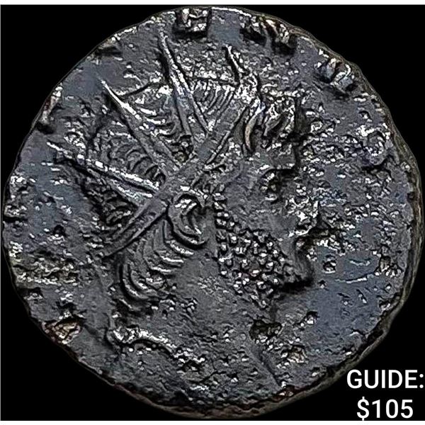 Roman Gallienus, 253-268 AD BI DBL Denarius CHOICE AU